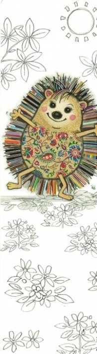 Bookmark – Hattie Hedgehog