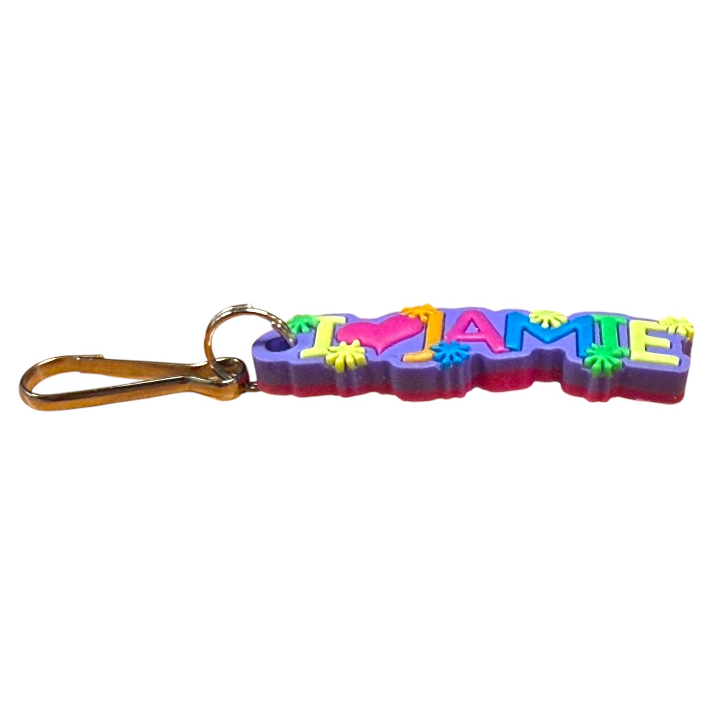 Colourful Name Keychain I 💗 Jamie