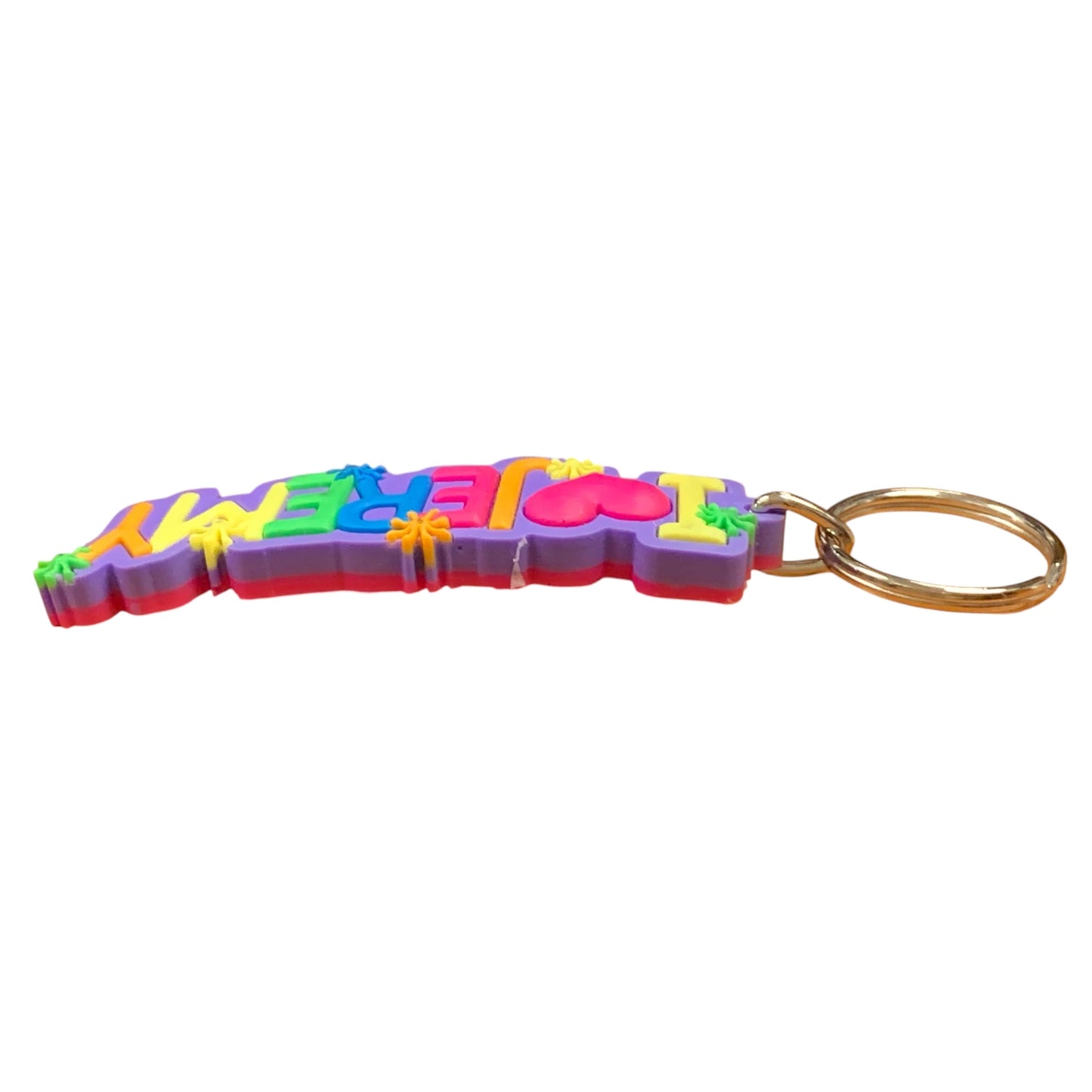 Colourful Name Keychain I 💗 Jeremy