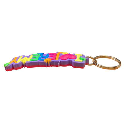 Colourful Name Keychain I 💗 Jeremy
