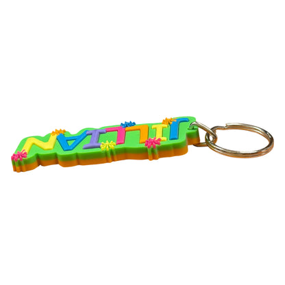 Colourful Name Keychain Jillian (Green)