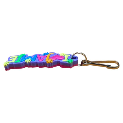 Colourful Name Keychain I 💗 Jamie