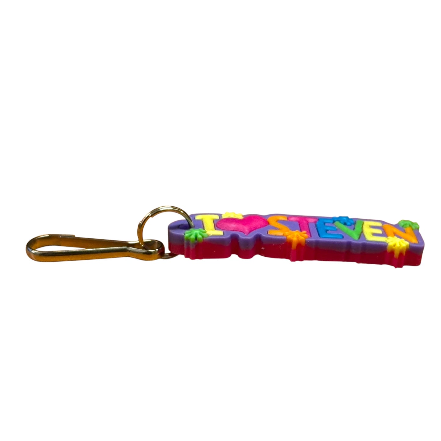 Colourful Name Keychain I 💗 Steven