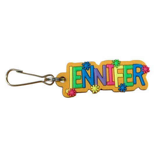 Colourful Name Keychain Jennifer