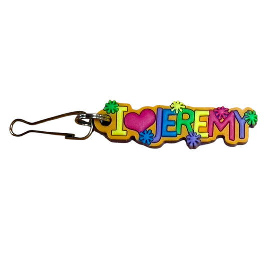 Colourful Name Keychain I 💗 Jeremy