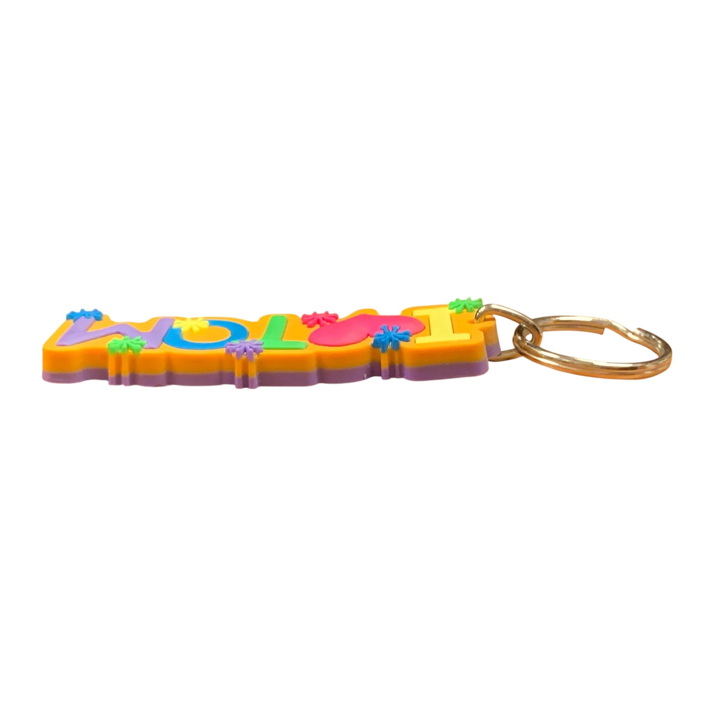 Colourful Name Keychain I 💗 Tom (Orange)