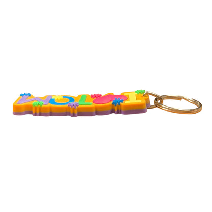 Colourful Name Keychain I 💗 Tom (Orange)