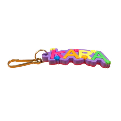 Colourful Name Keychain Kara (Purple)