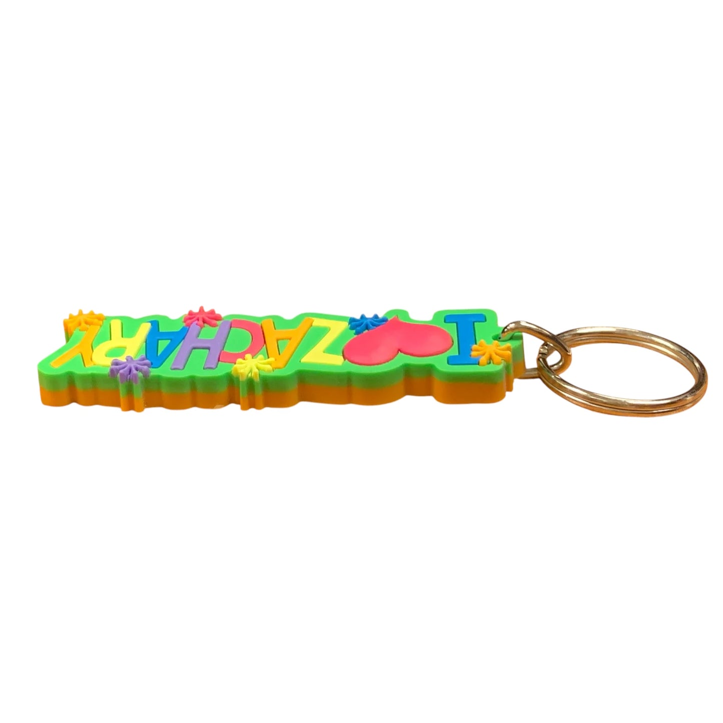 Colourful Name Keychain I 💗 Zachary