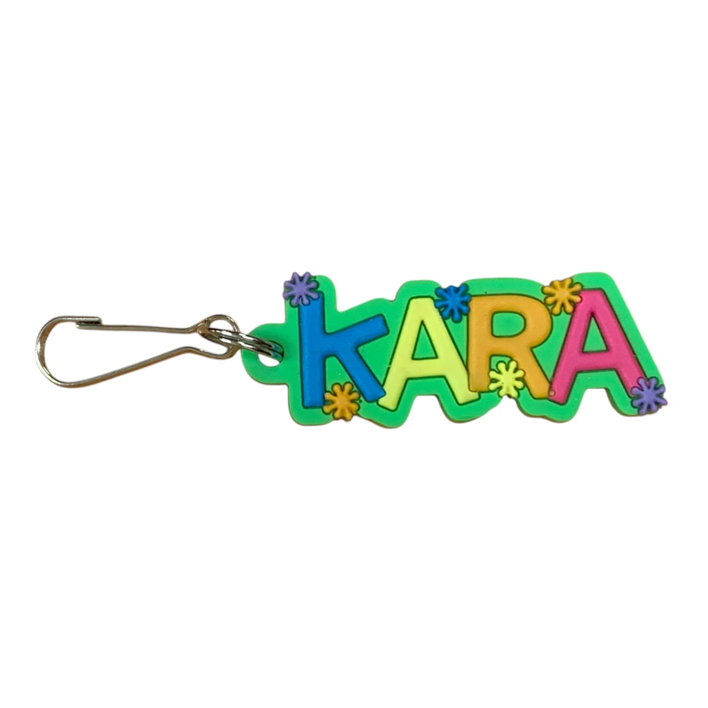 Colourful Name Keychain Kara (Green)