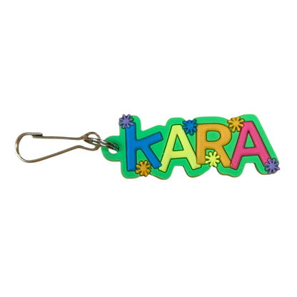 Colourful Name Keychain Kara (Green)