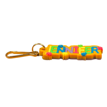 Colourful Name Keychain Jennifer