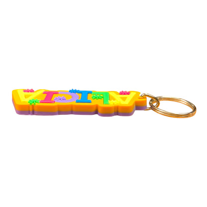 Colourful Name Keychain Alicia (Orange)