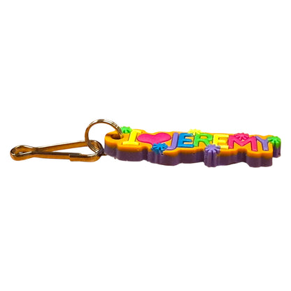 Colourful Name Keychain I 💗 Jeremy
