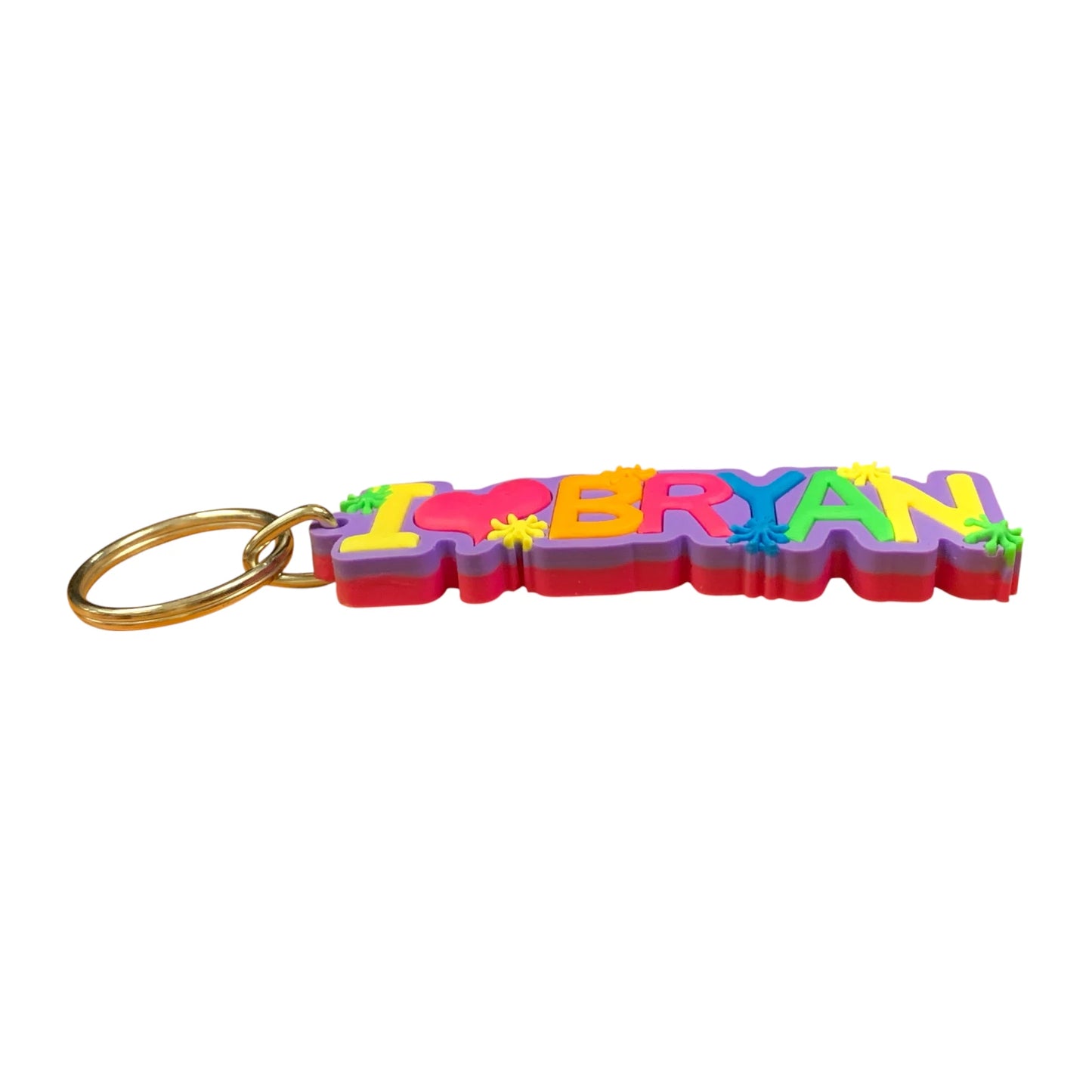 Colourful Name Keychain I 💗 Bryan