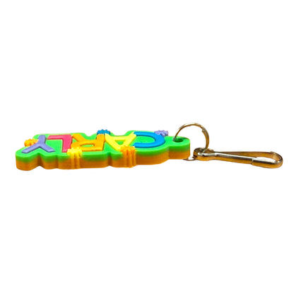 Colourful Name Keychain Carly