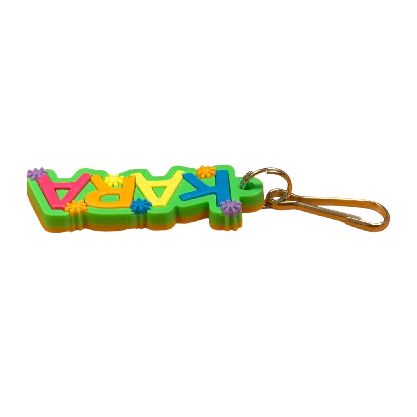 Colourful Name Keychain Kara (Green)