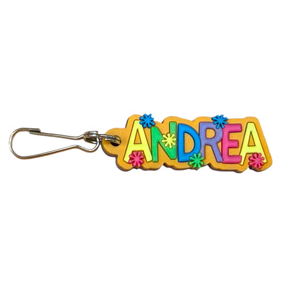 Colourful Name Keychain Andrea