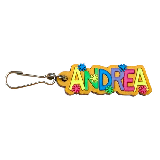 Colourful Name Keychain Andrea