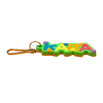 Colourful Name Keychain Kara (Green)