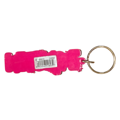 Colourful Name Keychain I 💗 Justin (Purple)