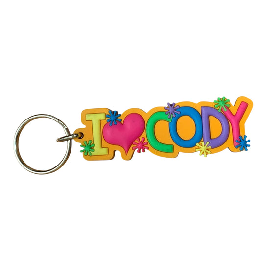 Colourful Name Keychain I 💗 Cody
