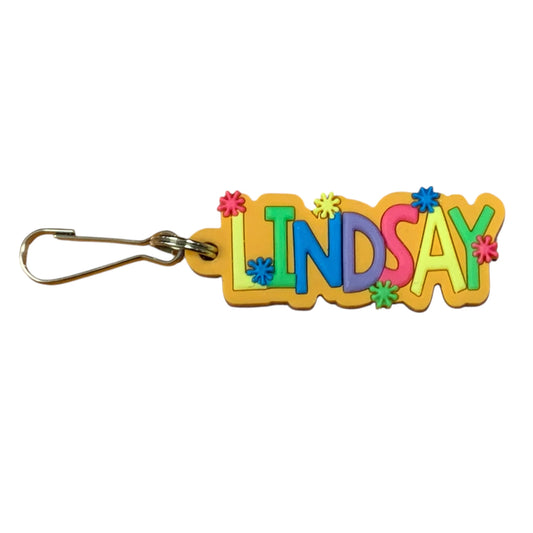 Colourful Name Keychain Lindsay