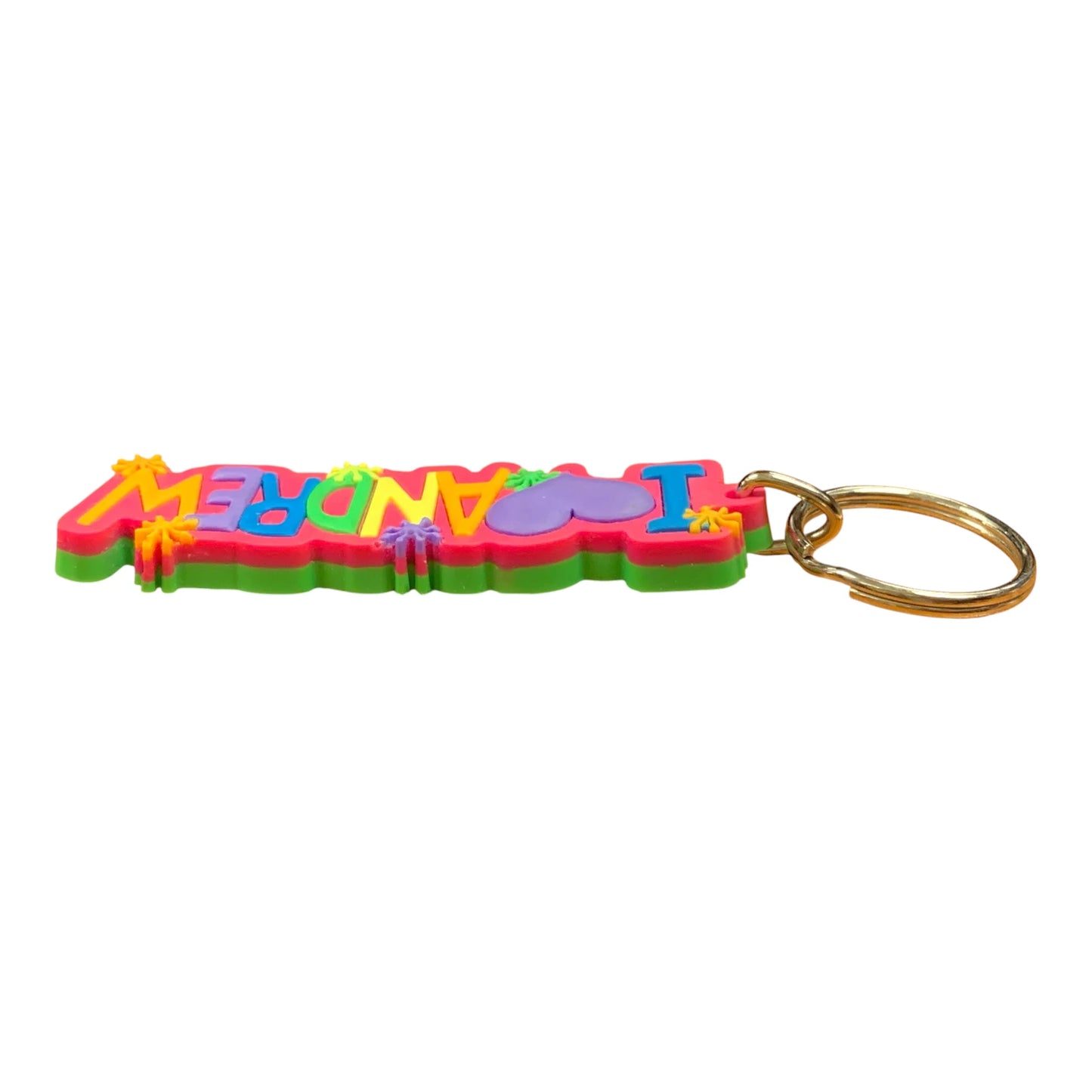 Colourful Name Keychain I 💗 Andrew