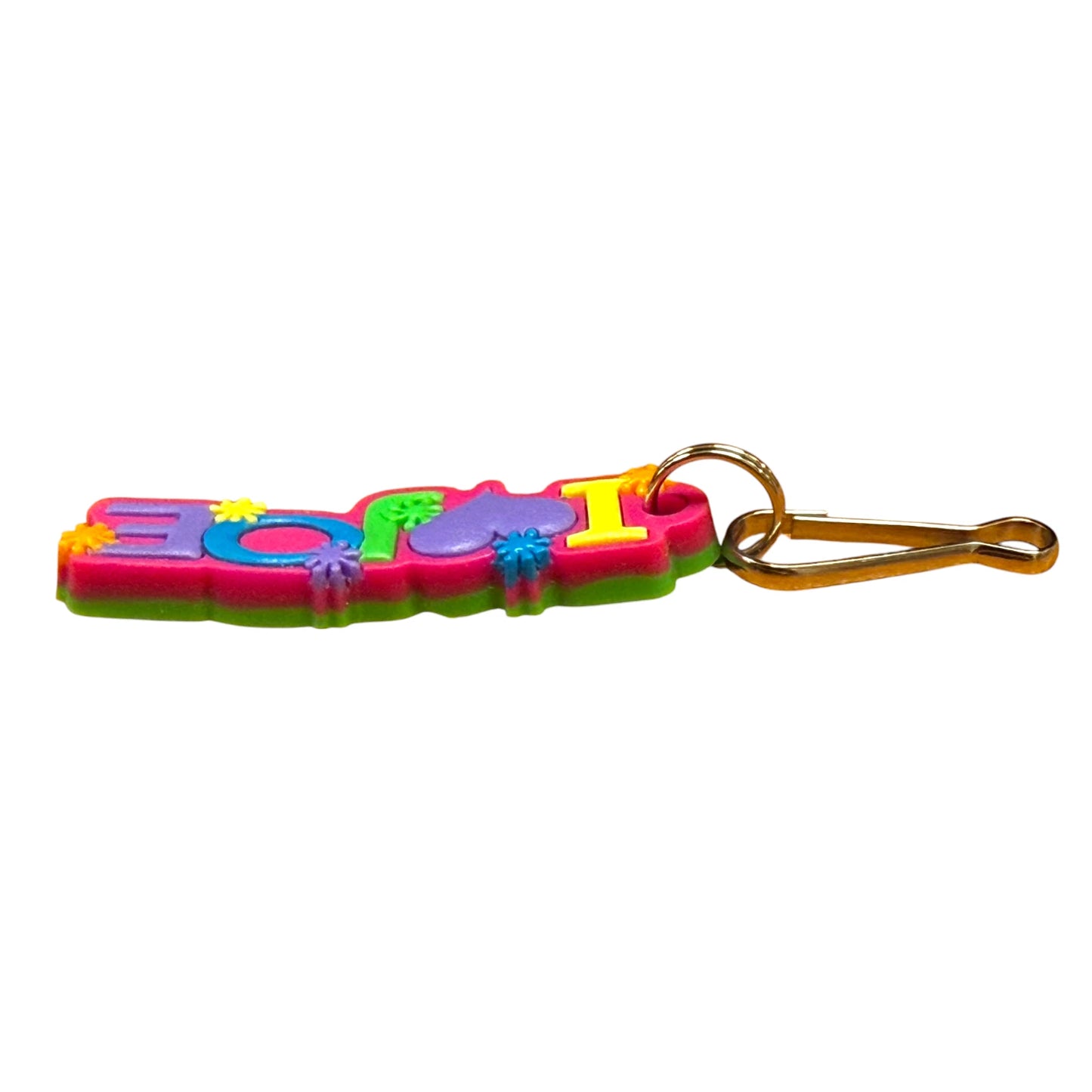 Colourful Name Keychain I 💗 Joe