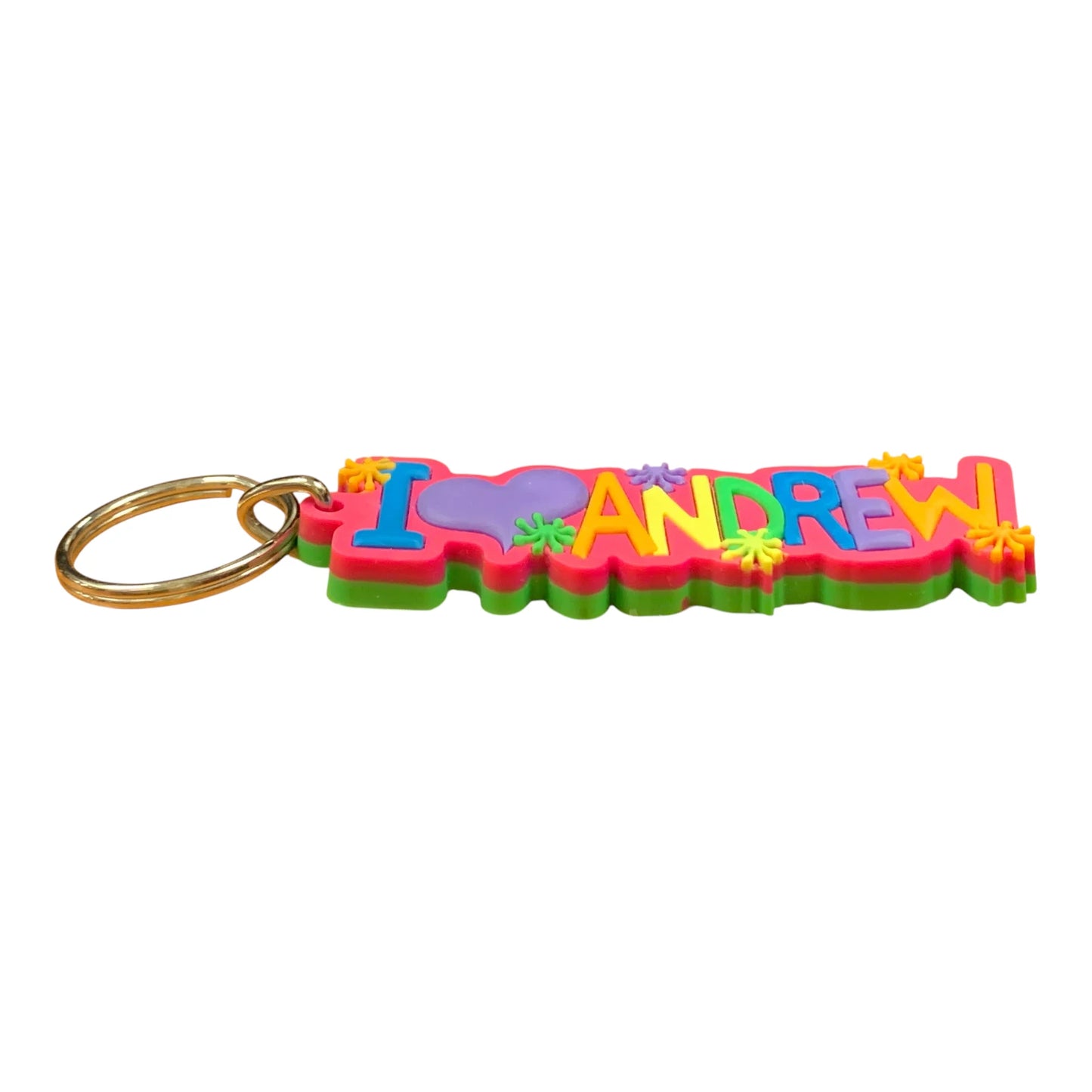 Colourful Name Keychain I 💗 Andrew