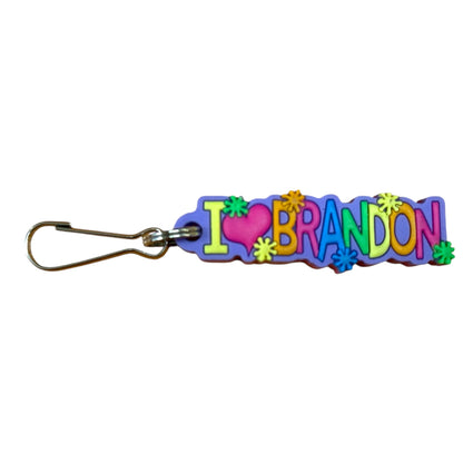 Colourful Name Keychain I 💗 Brandon