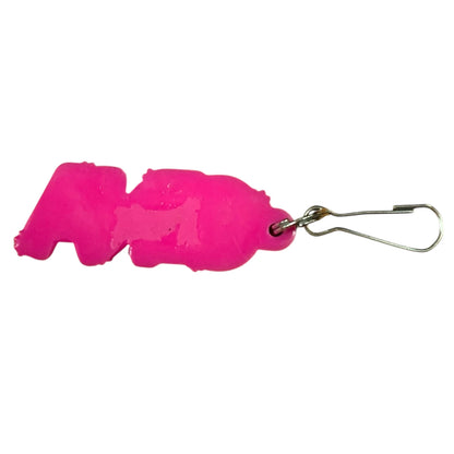 Colourful Name Keychain Gina (Purple)