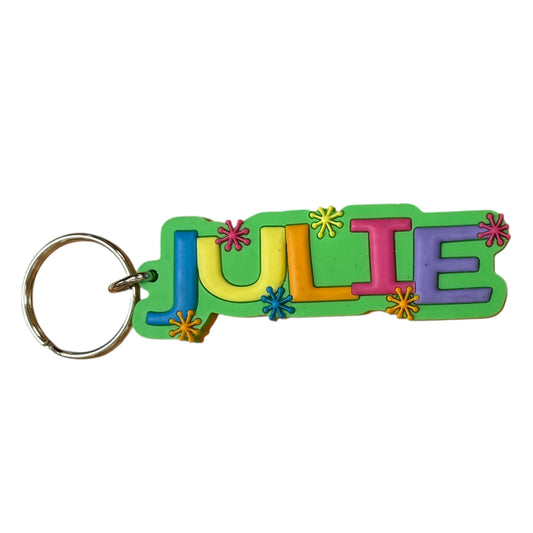 Colourful Name Keychain Julie