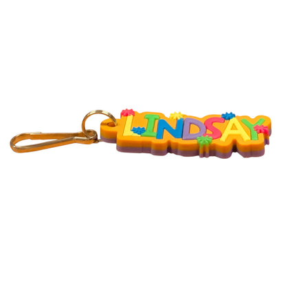 Colourful Name Keychain Lindsay