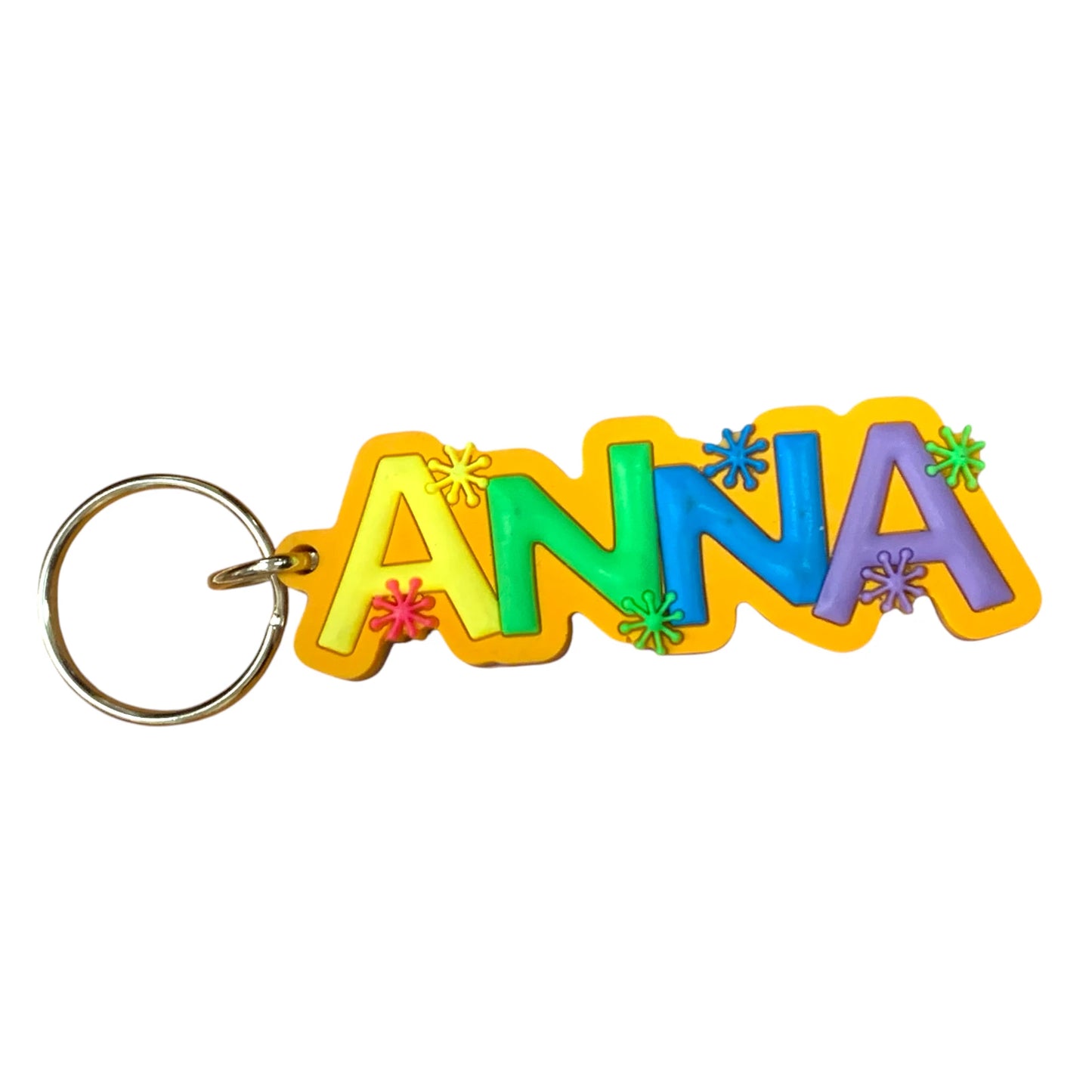 Colourful Name Keychain Anna