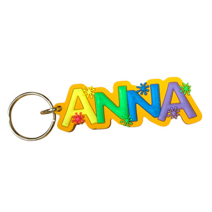 Colourful Name Keychain Anna
