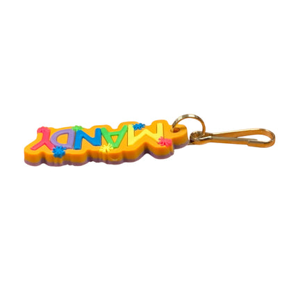 Colourful Name Keychain Mandy (Orange)