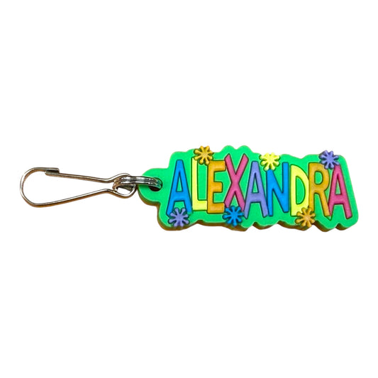Colourful Name Keychain Alexandra (Green)