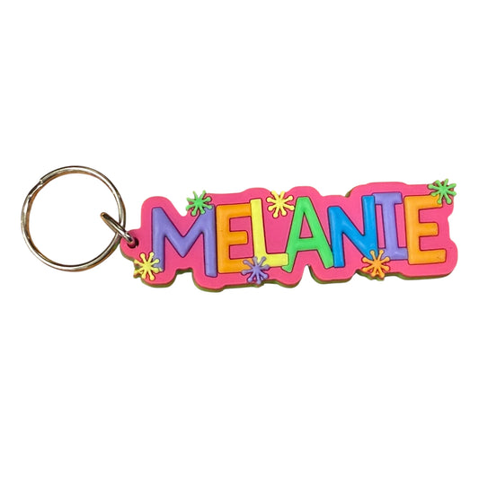 Colourful Name Keychain Melanie
