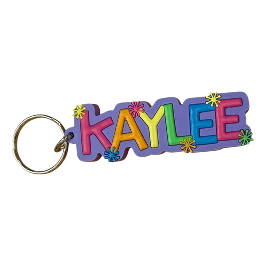 Colourful Name Keychain Kaylee (Purple)