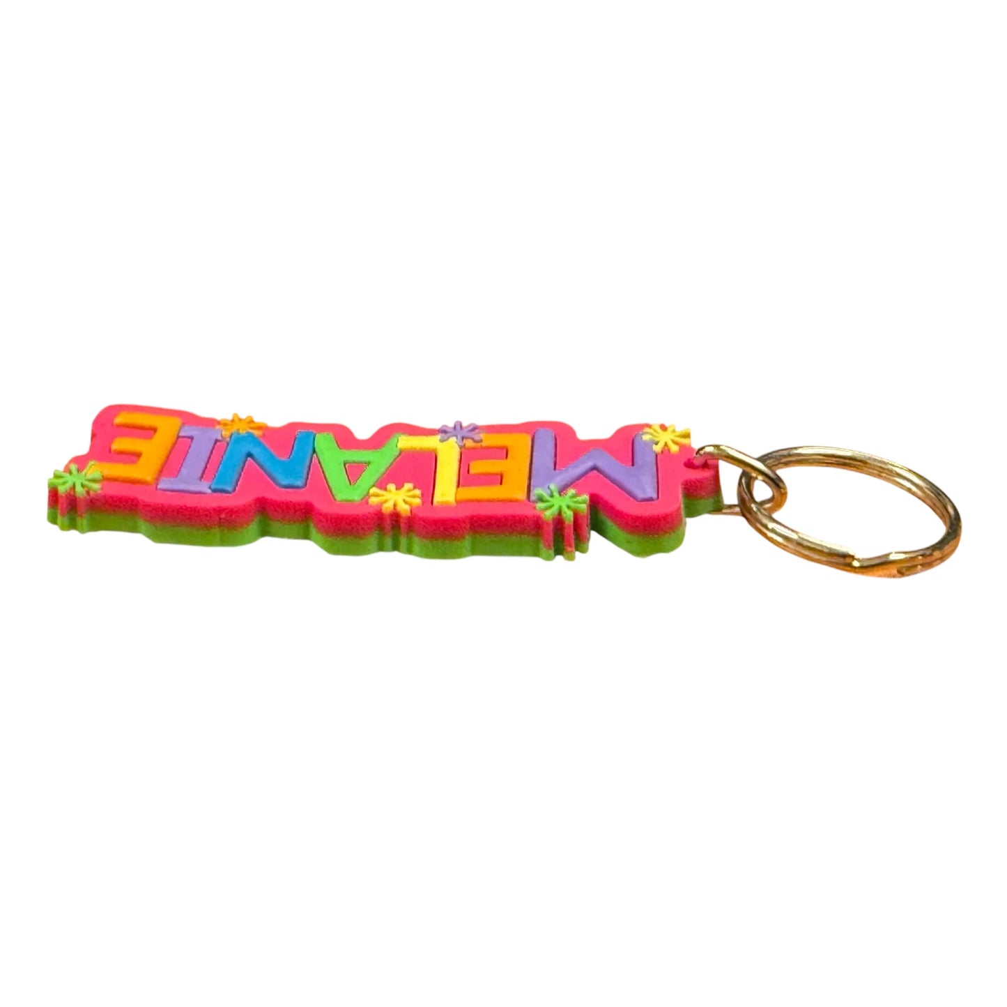 Colourful Name Keychain Melanie