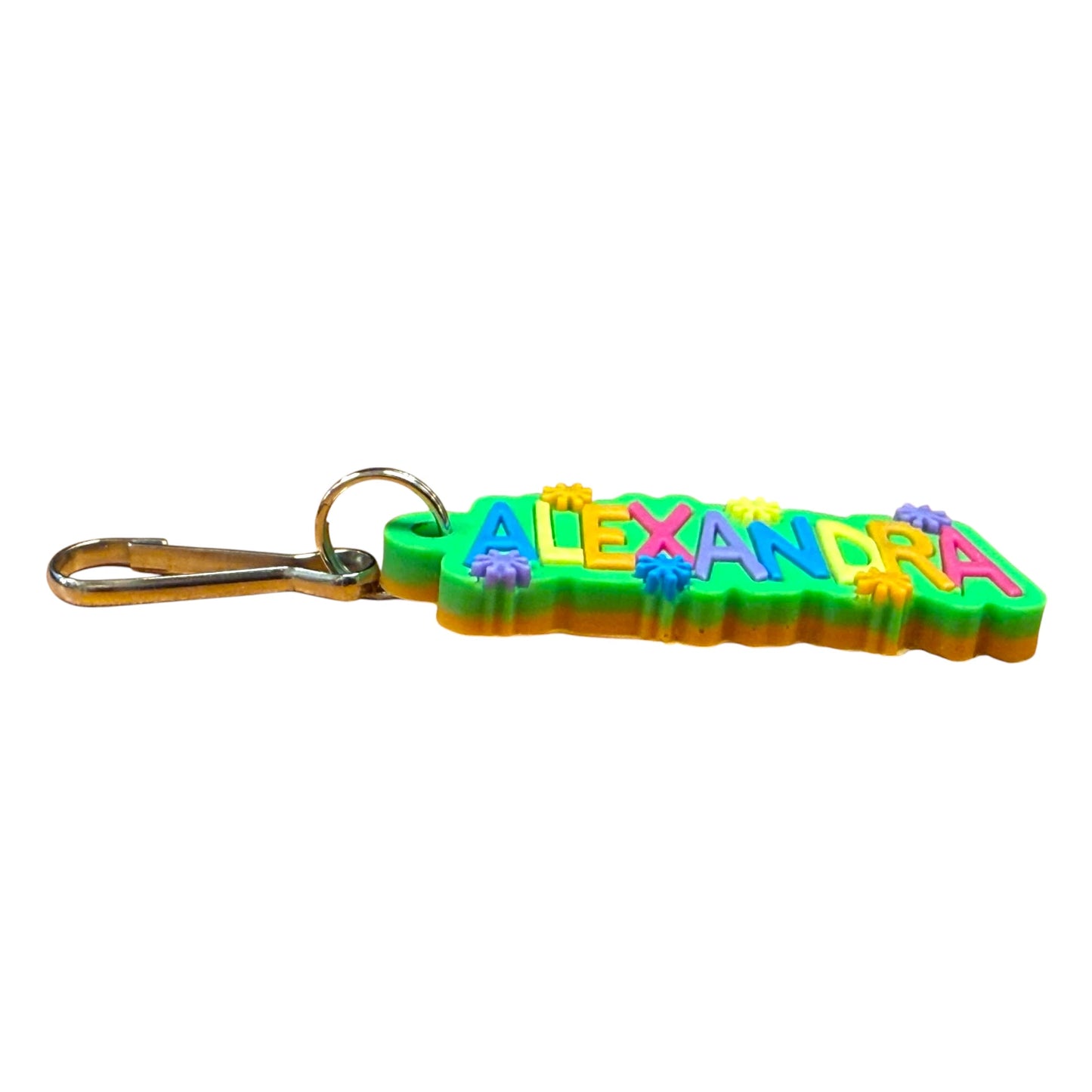 Colourful Name Keychain Alexandra (Green)