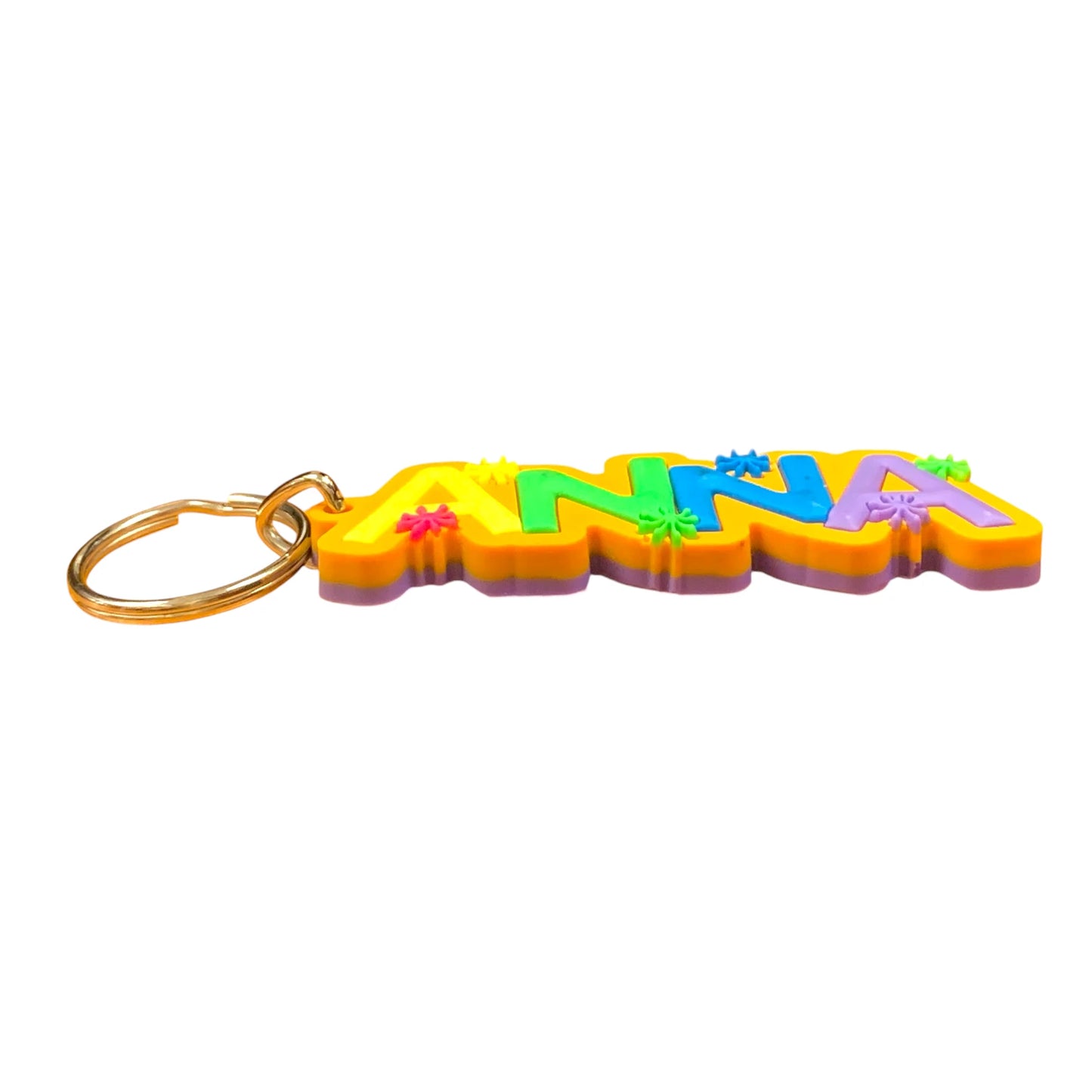 Colourful Name Keychain Anna