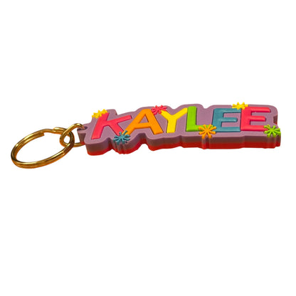 Colourful Name Keychain Kaylee (Purple)