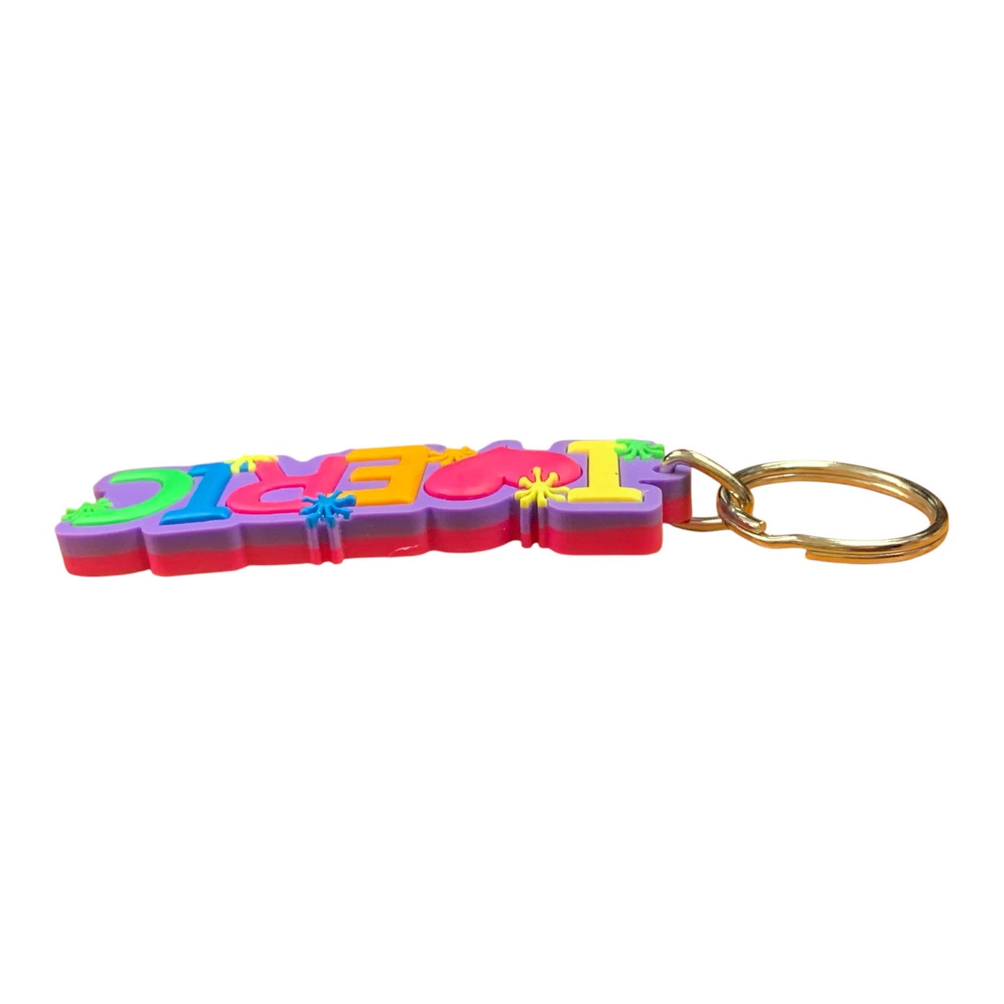 Colourful Name Keychain I 💗 Eric (Purple)