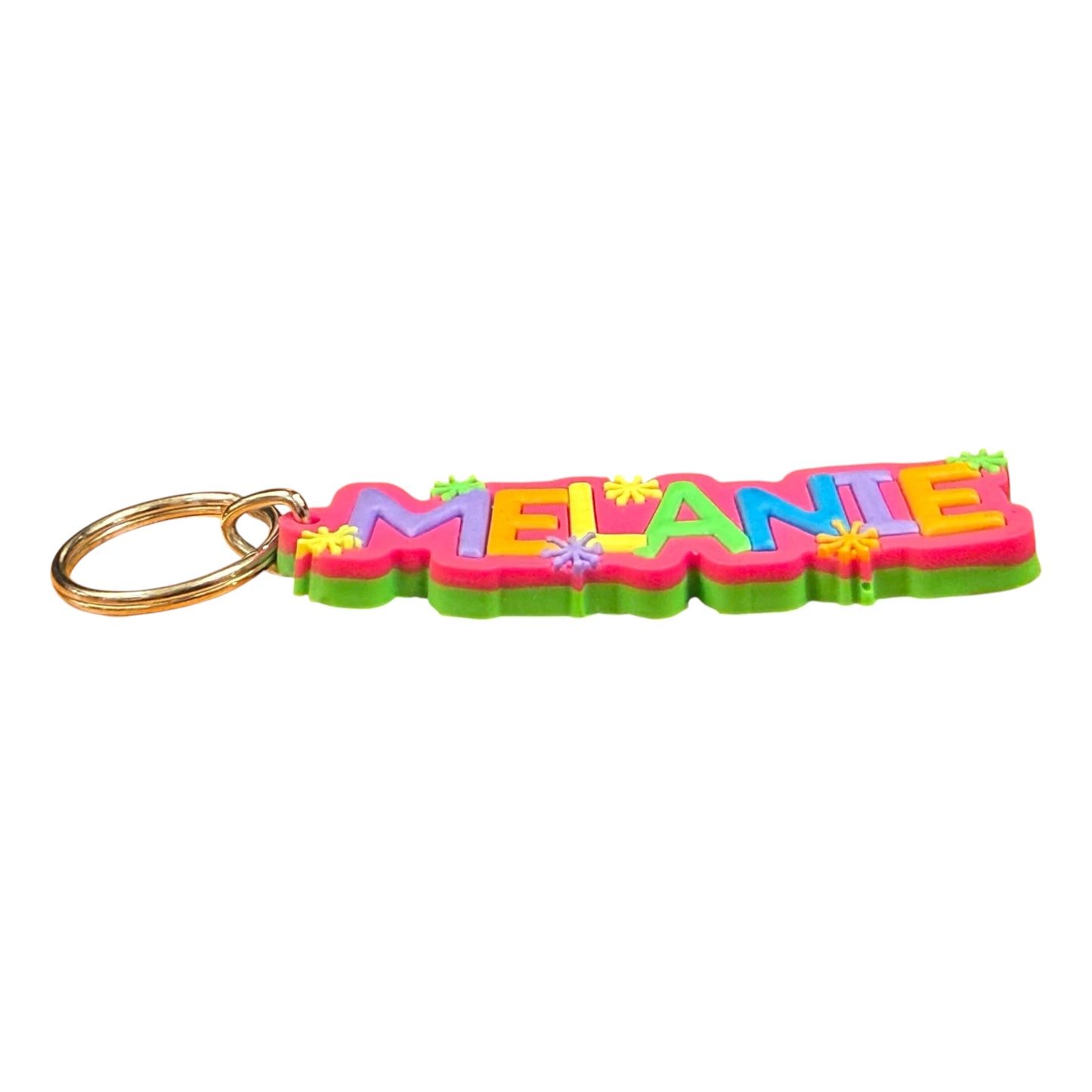 Colourful Name Keychain Melanie