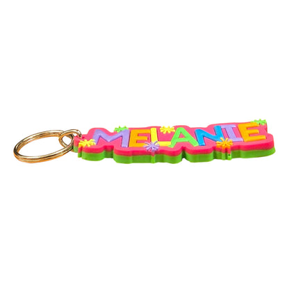 Colourful Name Keychain Melanie