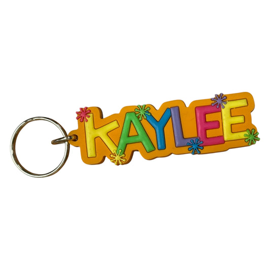 Colourful Name Keychain Kaylee (Orange)
