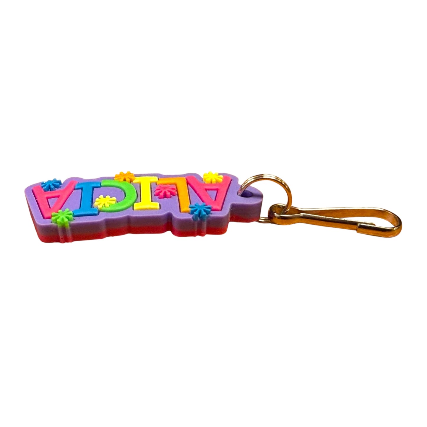 Colourful Name Keychain Alicia