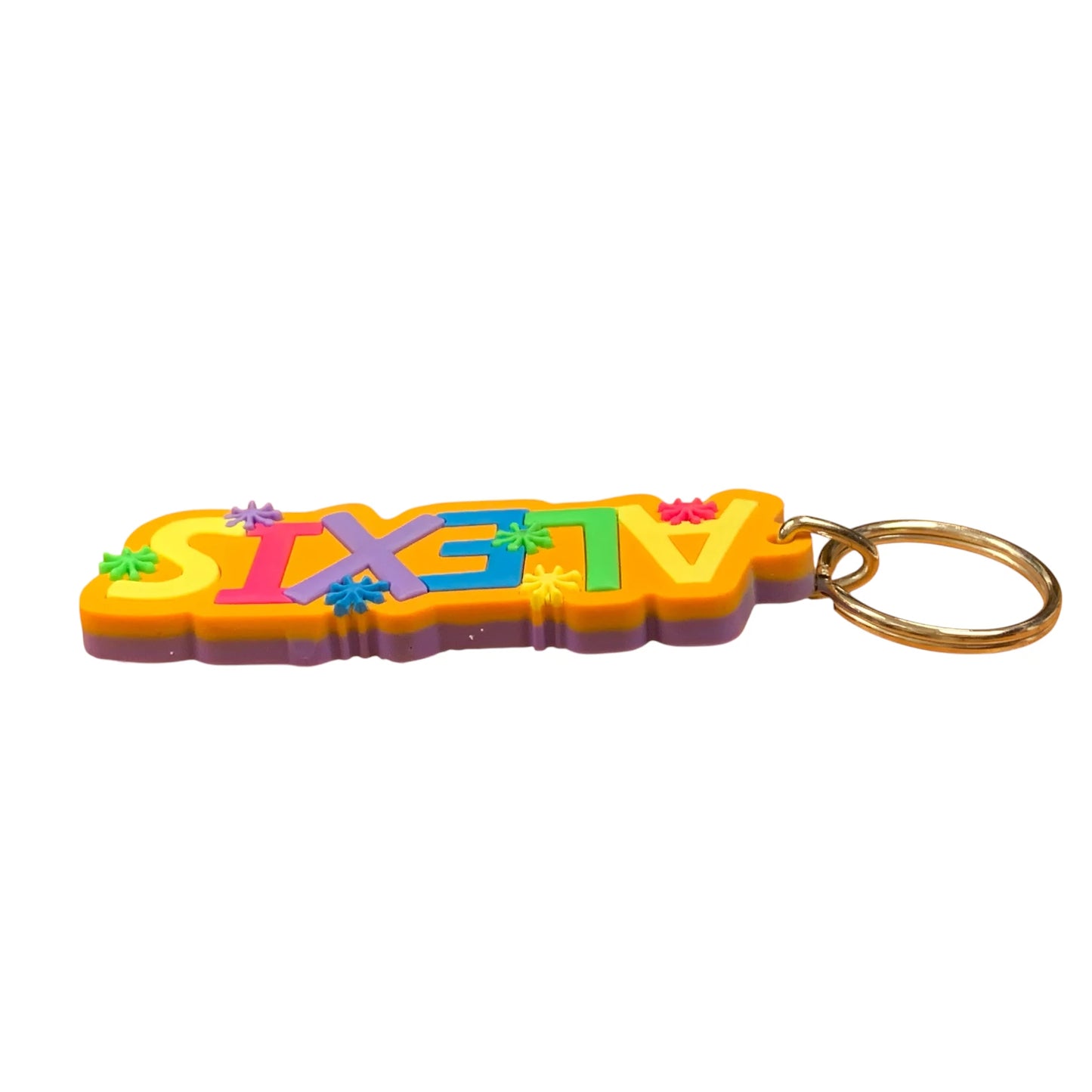 Colourful Name Keychain Alexis